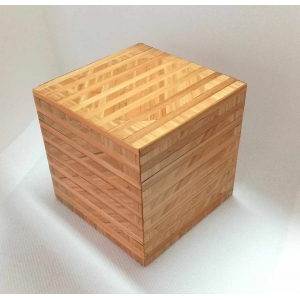 Boite Cube en bois