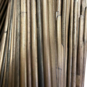 Paille de seigle couleur marron foncé - 50 gr