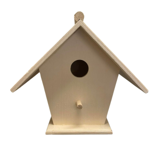 Nichoir en bois pour oiseaux à décorer