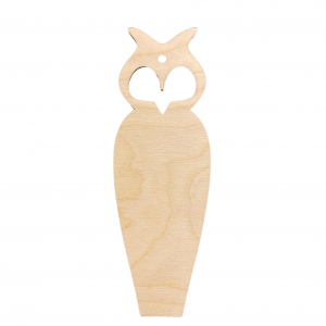 Marque-page hibou en bois