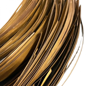 paille de seigle aplanie   brun fonce   10 gr