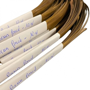 Paille de seigle Aplanie - Brun foncé - 10 gr