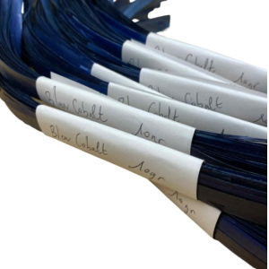 Paille de seigle Aplanie - bleu cobalt - 10 gr