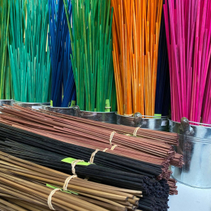 echantillon paille de seigle couleur cafe   10 gr