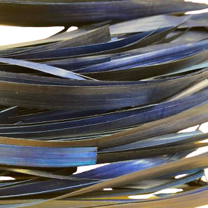 paille de seigle aplanie   bleu nuit   10 gr