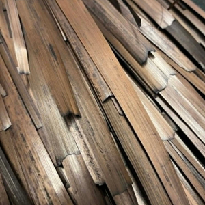 paille de seigle aplanie   marron fonce   10 gr