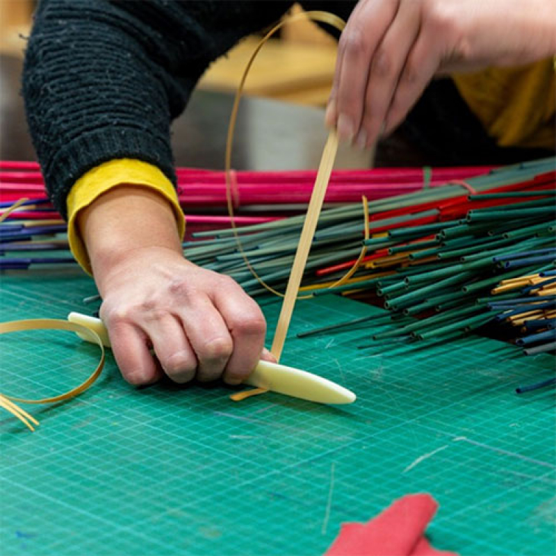 Initiation à la marqueterie de paille