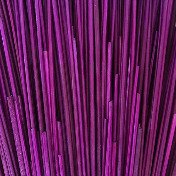 botte paille seigle violet